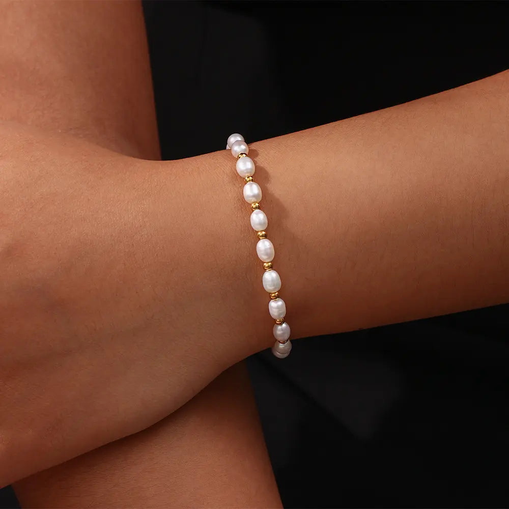 Vintage Natural Pearl Bracelet