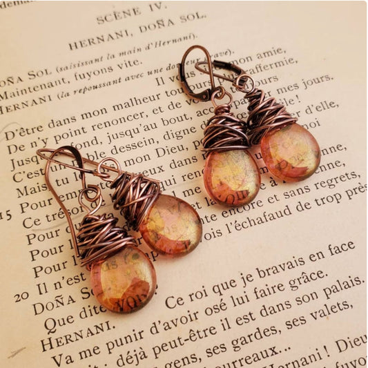 Mora - Vintage Firefly Boho Earrings