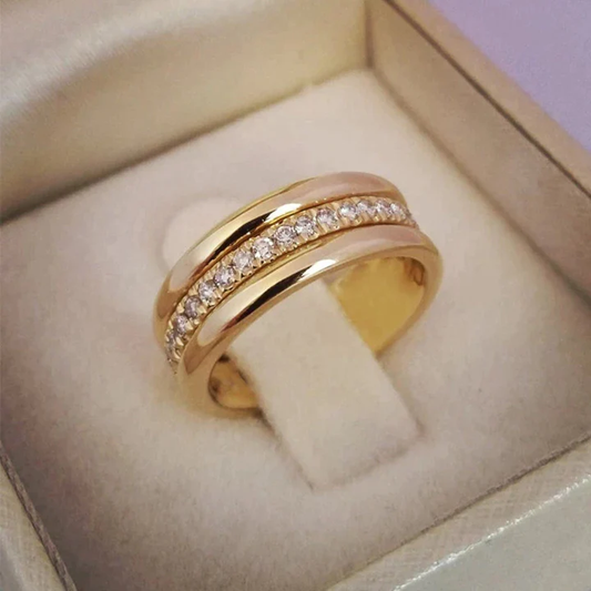 Sarah - Vintage Zirconia Inlaid Ring